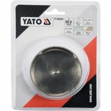 Carota diamantata 80 mm pentru placi ceramice Yato..